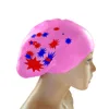 Large Size Long Hair Swimming Cap Fashionable Elastic Star Pattern Swim Gear Waterproof Silica Gel Silicone Swimming Cap Lady 3