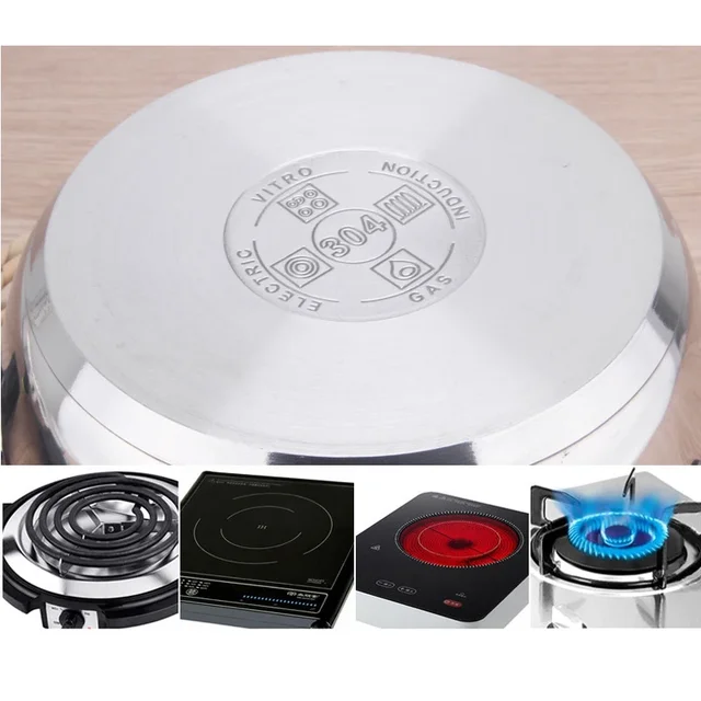 Stainless Steel Pressure Cooker Pressure Limiting Valve Cookware General Use for Gas and Induction Cooker 18/20/22/24 / 28cm 5