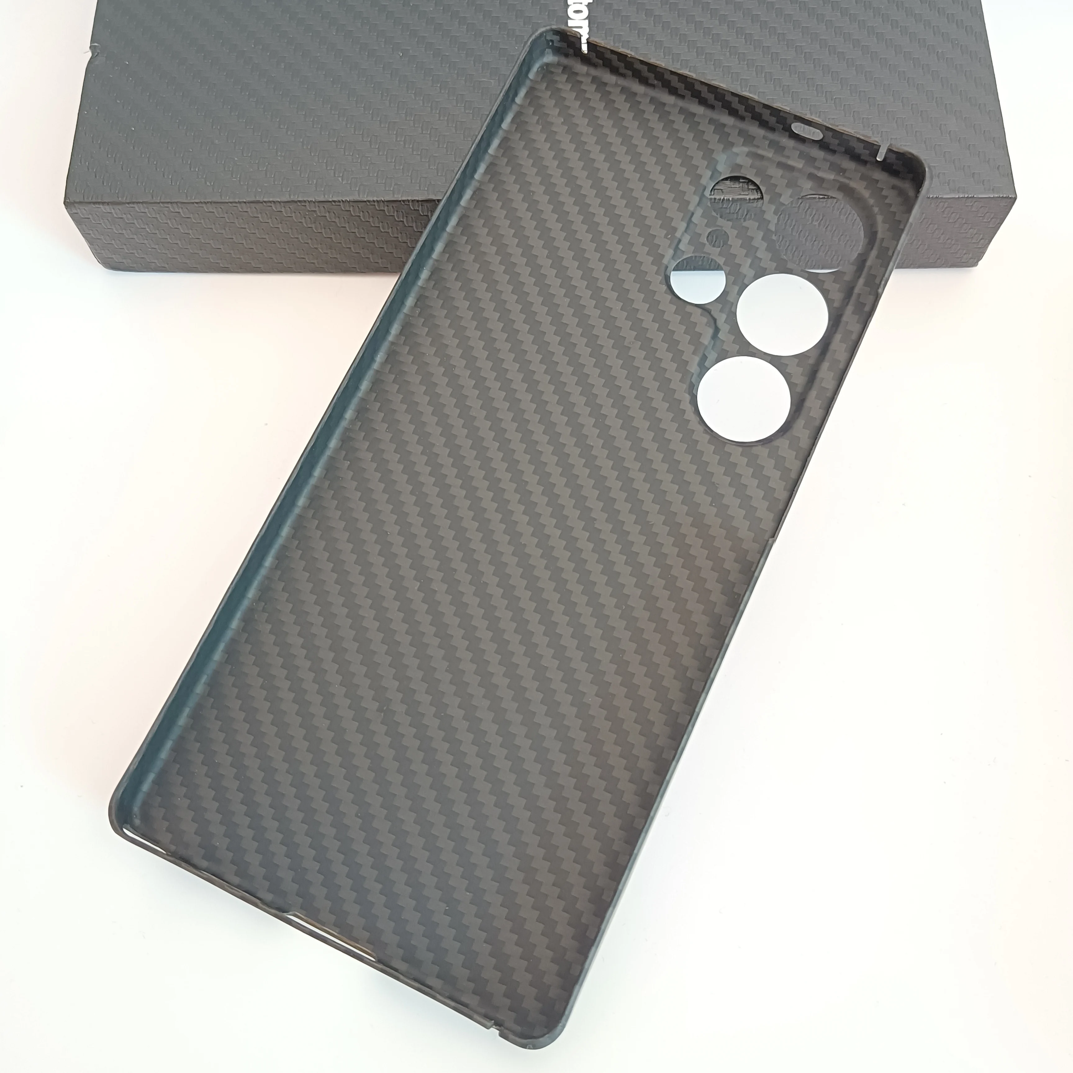 Genuine Real Aramid Carbon Fiber Phone Case For Samsung Galaxy S25 Ultra S25Ultra Thin Matte Light Slim Hard Armor Back Cover 3