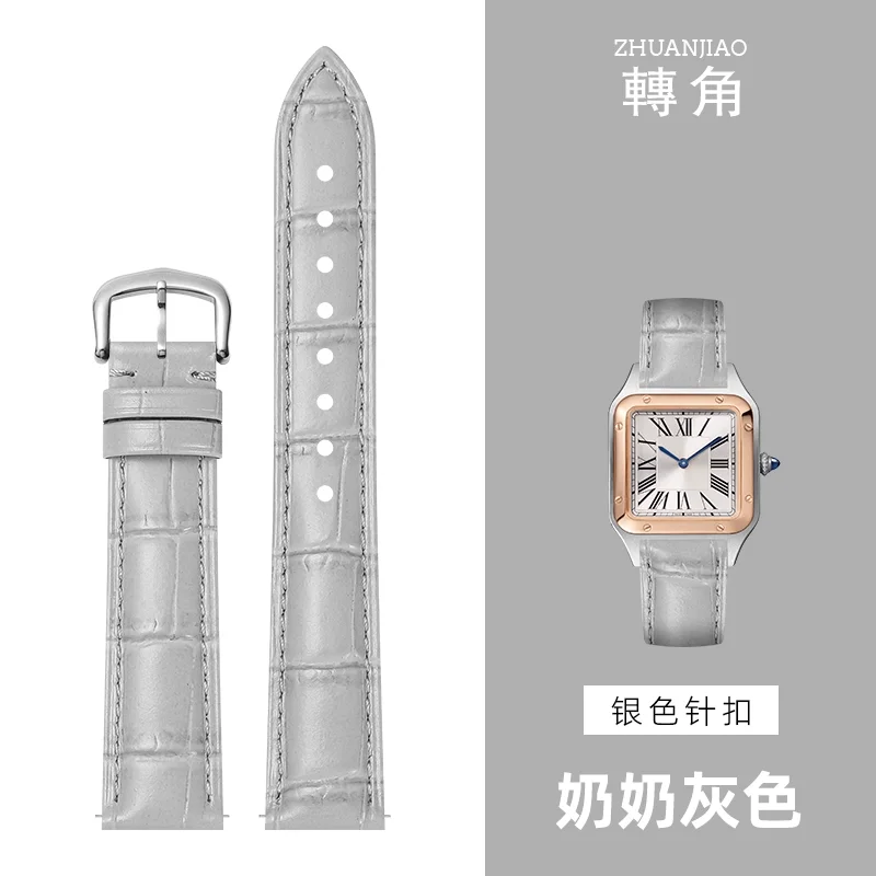 Premium Quality Waterproof Genuine Leather Watchband - Adjustable Watch Strap Bracelet Accessories