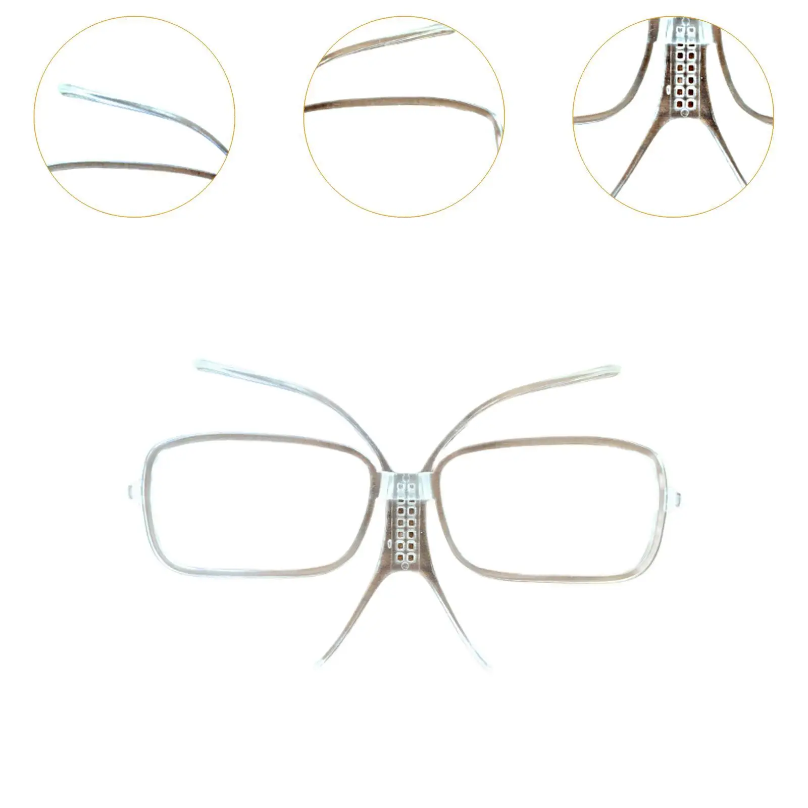 Skiing Goggles Frame Myopia Adapter Transparent Ski Goggles Insert Optical Adaptor for Snow Goggles Motorcycle Goggles Accessory 5