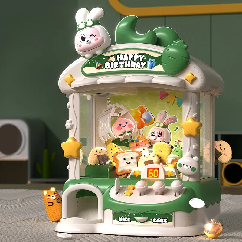 Household Claw Machine Children's Small Electric Clamping Toy Egg Twisting Machine Boys Girl Interactive Toys Birthday Present 3