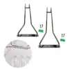 under Cabinet Glass Holder, with Screws Iron Black Cup Rack, for Storage Cabinet 3