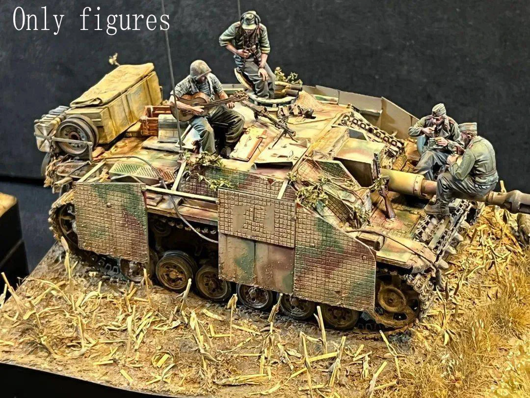 1/35 WWII Soldat Allemand Figurine En Résine Kit Pièces En Résine Miniature//i7jh-8 (2 Personnes) (non Assemblé Et Non Peint