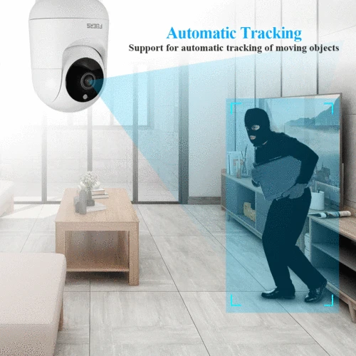 Fuers 투야 스마트 홈 실내 무선 IP 감시 카메라, 3MP 와이파이 카메라, AI 감지, 자동 추적 보안 베이비 모니터 2