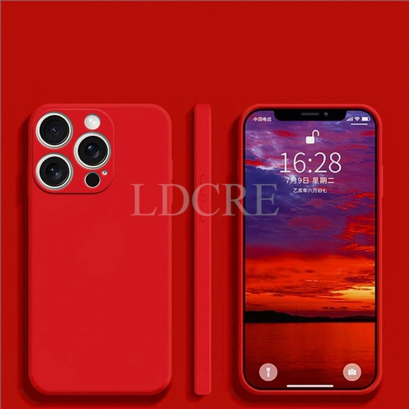 Premium Liquid Silicone TPU Rubber Phone Protector Case