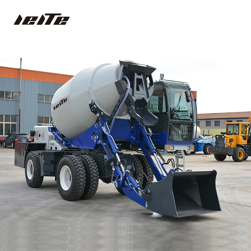 Self Loading Micro Aggregate Concrete Sand Cement Mixer Truck Self