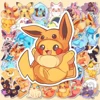 10/30/50/100pcs Kawaii Pokemon Anime Cartoon Stickers Cute Aesthetic Decals Laptop Phone Car Suitcase Decoration Sticker Kid Toy 4