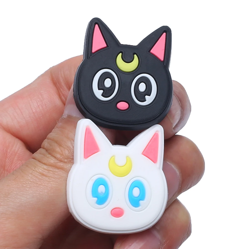 12-100 Stück Trendige Cartoon-Anime-Schuhzubehör aus PVC, DIY-Kreativität Schuhdekorationen, Geschenke – Detail 10