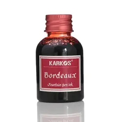 Vibrant 30ml Pen Ink for Refilling - Ideal for School and Office Use (Red wine)