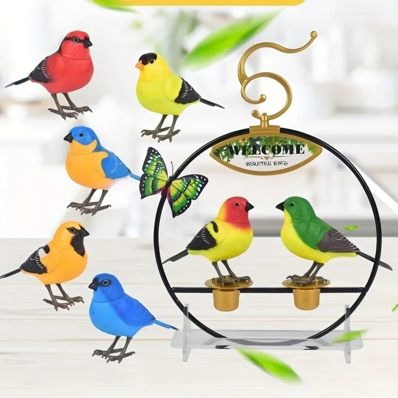 Simulation Electronic Bird Toys for Kids Electric Singing Bird Toy Cute Interactive Toy with Motion & Sound Control electronic bird toys