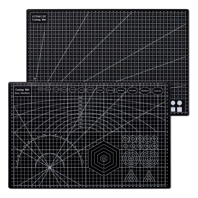 Cutting Mat Cutting Pad A3 Cutting Pad Colors Cut Plate PVC Cutting Mat Model Clay Cut Pad Rubber Stamp Engraving Plate Workbench Patchwork DIY Board