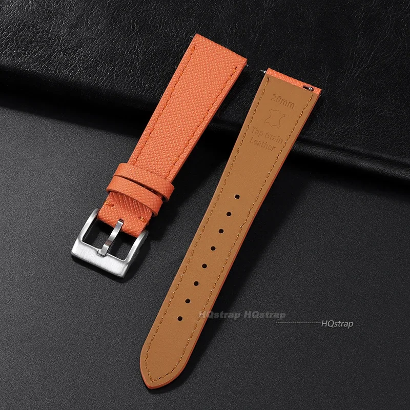 רצועת שעון עור 18 מ "מ 20 מ" מ 22 מ "מ שחרור מהיר רצועה ניילון רצועה מפרק יד
