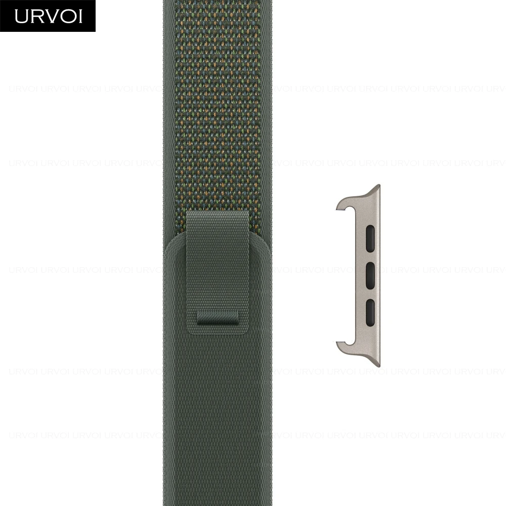 URVOI Nylon Weave Trail Loop Band with Pull Tab Closure