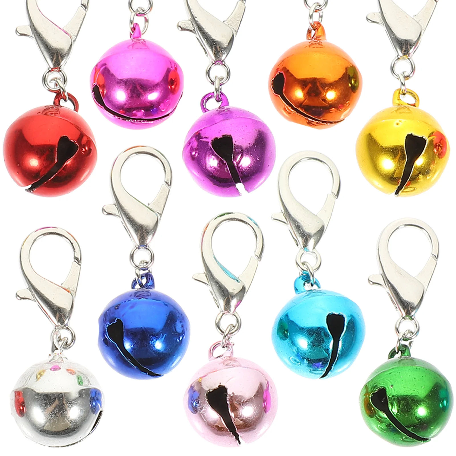 

10 Pcs Pet Collar Bell Cat Accessories Crafted Bells Metal Exquisite Decorative Dog