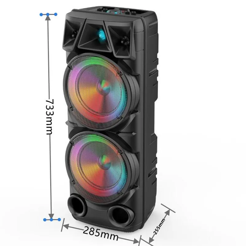 80w High Power Wireless Bluetooth Speaker Outdoor Square