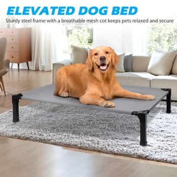 Elevated Cooling Dog Cot Bed 6