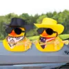 Ducks for Cars - Rubber Duck for Dashboard of Car, Yellow Duck Car Dashboard Decorations, Squeak Ducks Car Ornaments Car Décor 6