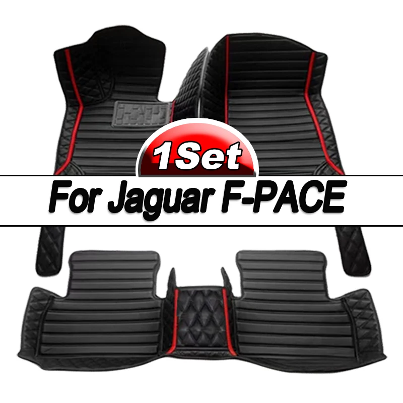 

Car Floor Mats For Jaguar F-PACE 2016 2017 2018 2019 2020 Custom Auto Foot Pads Automobile Carpet Cover Interior Accessories