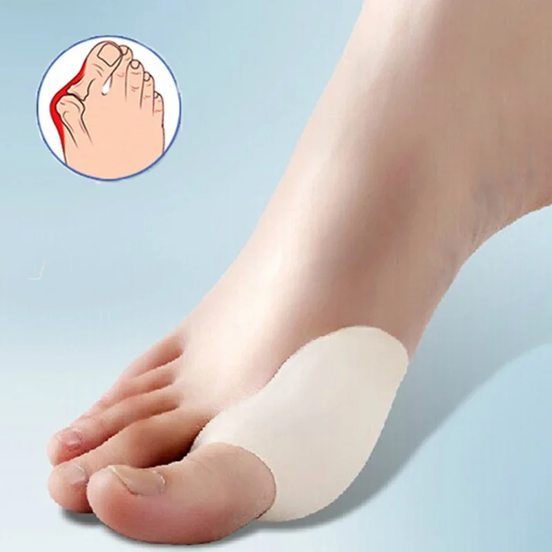 2PCS Silicone Gel Foot Toe Separator thumb valgus protector Bunion Adjuster