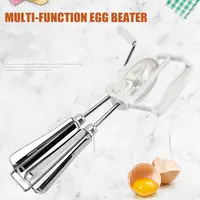 Outil de cuisine manuel rotatif pratique, batteur à œufs, mélangeur 2