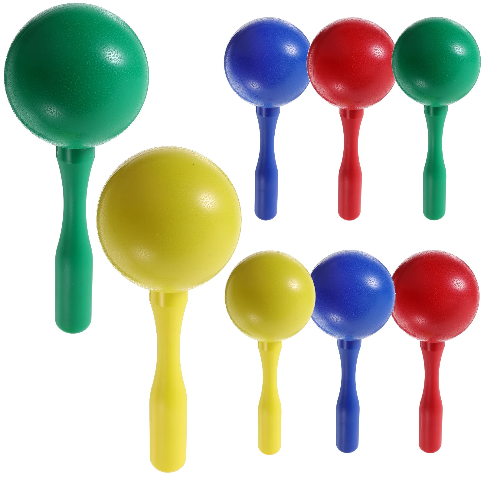 

Детский музыкальный инструмент Maraca, 8 шт., детская игрушка, перкуссионные игрушки Maracas, пластиковый реквизит для детского сада