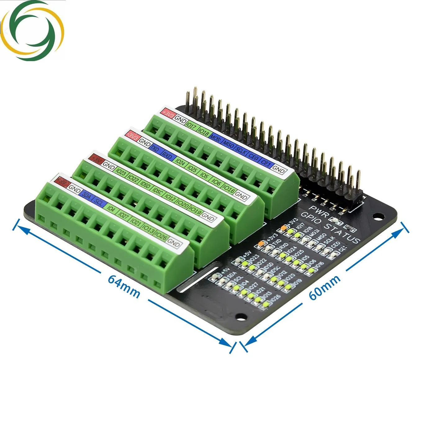Per Raspberry Pi Gpio Scheda Di Estensione Di Espansione Cappello Terminale A Vite Per Raspberry Pi 2B/3B/3B +/4B/Zero/Zero W