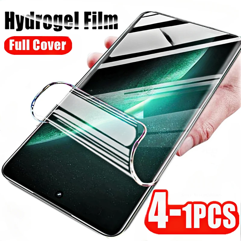 Premium Screen Protector Hydrogel Film – Full Coverage (4-Pack)