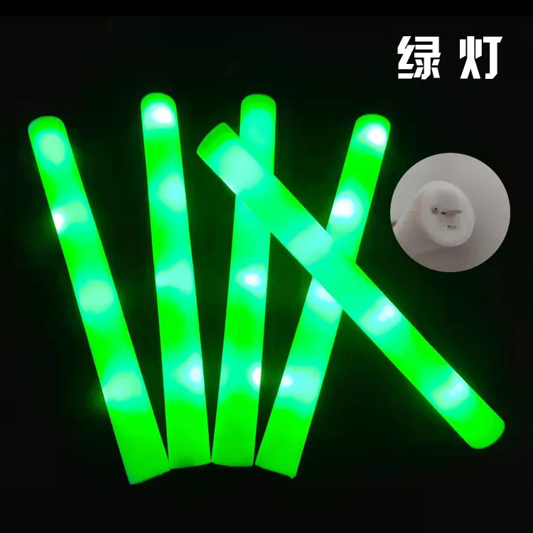 10/20/30/60Pcs Bulk Colorful LED Glow Sticks RGB LED Glow Foam