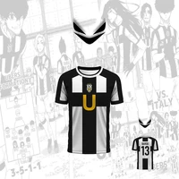 Summer 3D printing Futsal & Football Motif VL Replika Anime Ubers Blue Lock Full Print Cosplay T-shirt Kids Adults Tops Clothing 1