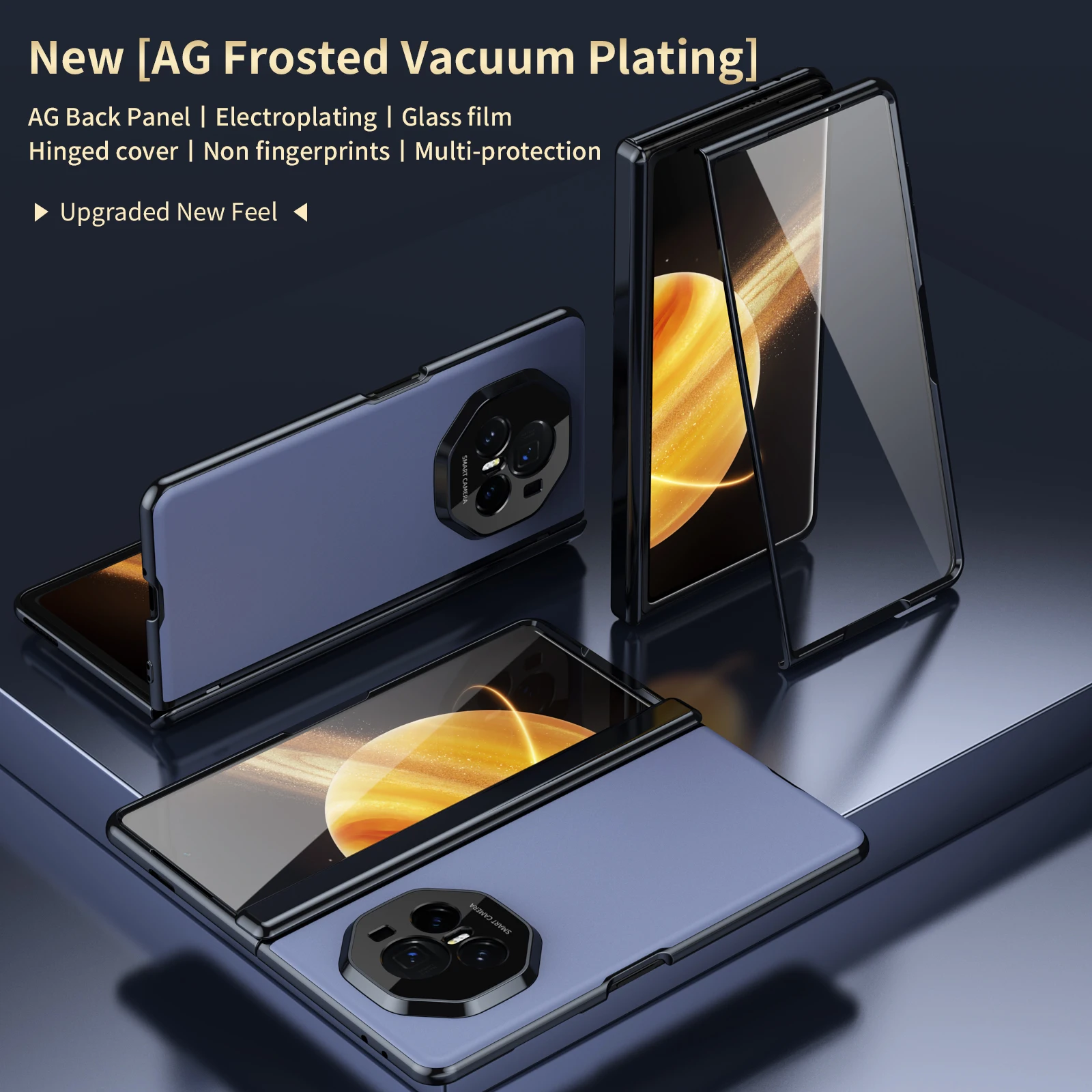 Premium Drop-Resistant Matte Finish Phone Case with Enhanced Full Protective Glass