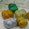 50g Glitter Sparkle Metallic Yarn for Knitting  Crochet DIY Yarns Shinny Line for Knit Bag DIY Gold Silver Thread Hat Toy 3