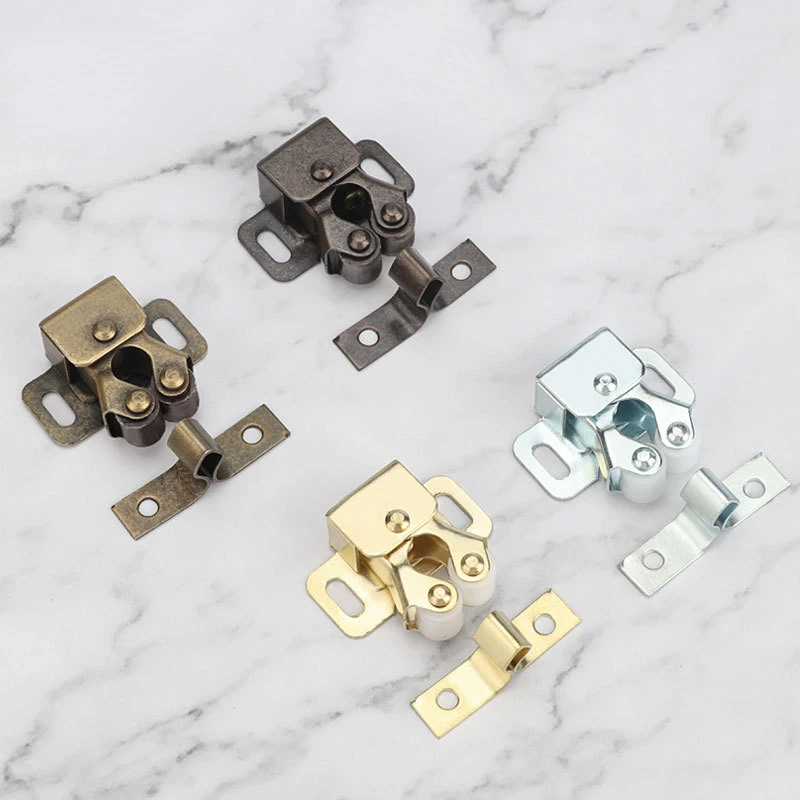 Door Catches Cabinet Door Latch Cabinet Door Stop Door Stops Furniture Door Stoppers Antique Copper Color Cupboard Cabinet Roller Twin Double With Striker Free Screws
