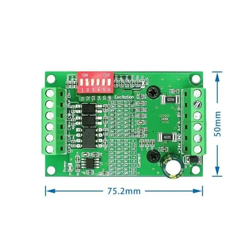 1pcs TB6560 3A 스테퍼 모터 드라이브 CNC 스테퍼 모터 보드 단일 축 컨트롤러 10 파일 모터 컨트롤러 보드