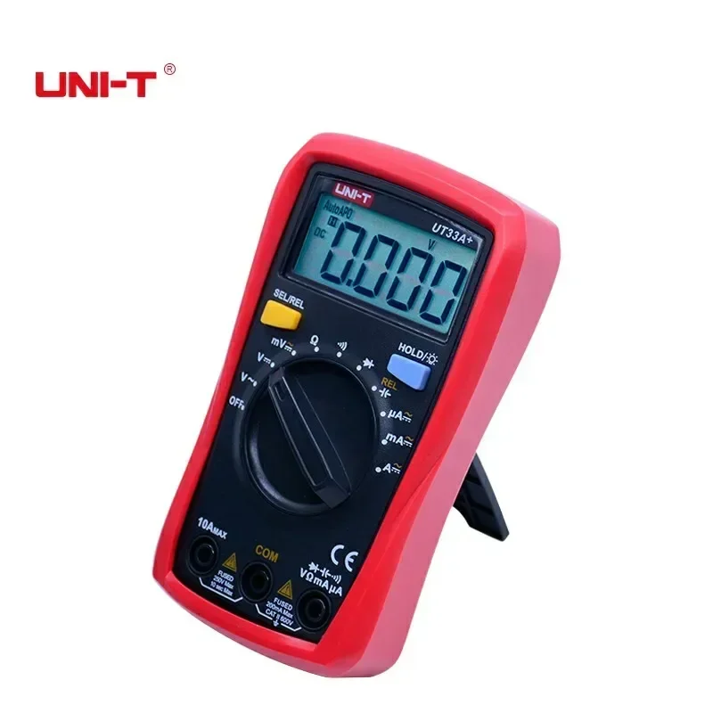 

UNI-T UT33A + Megohmmeter Цифровой мультиметр размер ладони Амперметр мультиметр автоматический Диапазон Цифровой мультиметр сопротивление DC/ AC