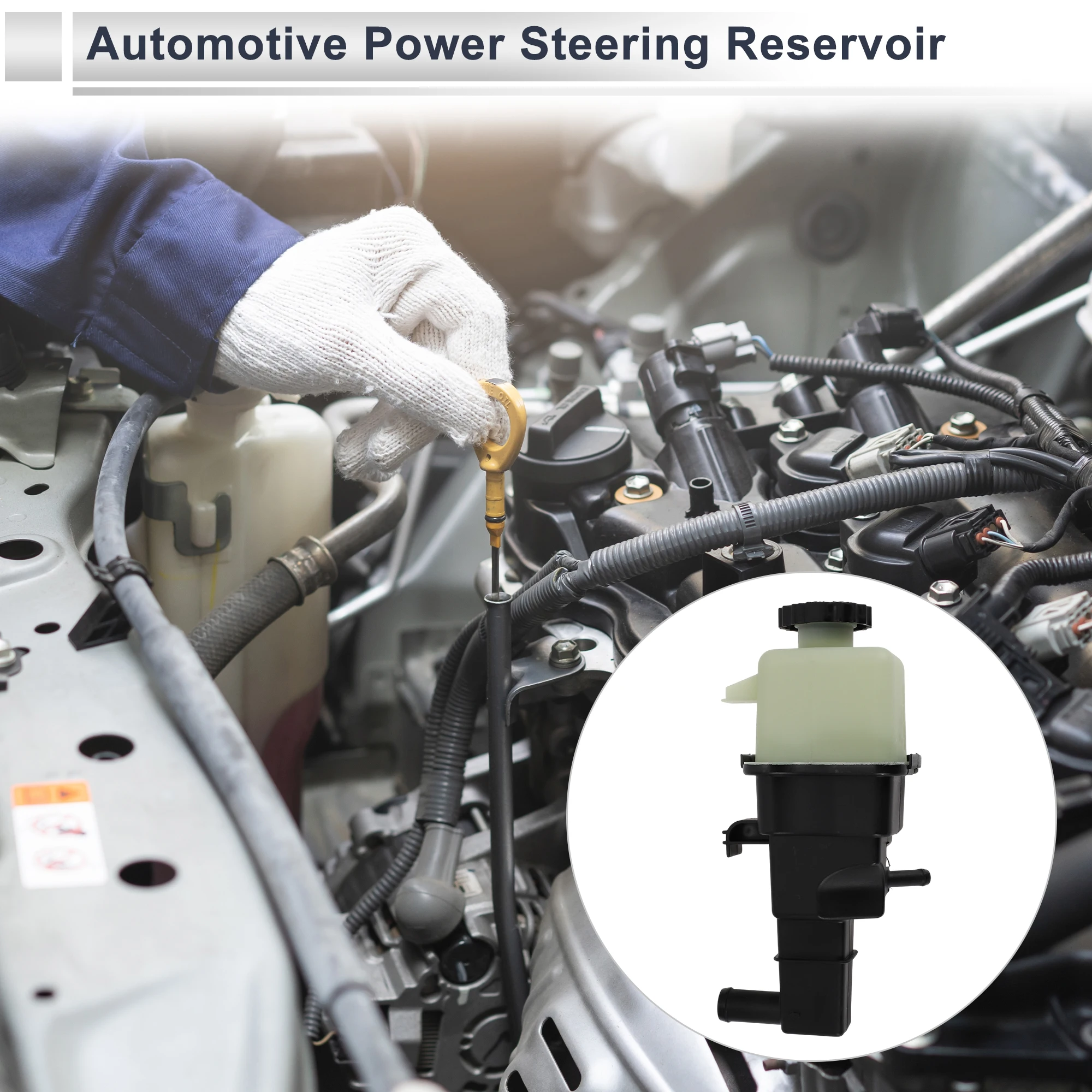 UXCELL Power Steering Reservoir for Chrysler Sebring 2001 2002 2003 2004 2005 2006 No.4764418AB 1 Pc
