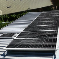 Panneau solaire Mono 50W-500W, Module PV 18V à haute efficacité, générateur solaire pour maison/Camping hors réseau avec prise cc 2