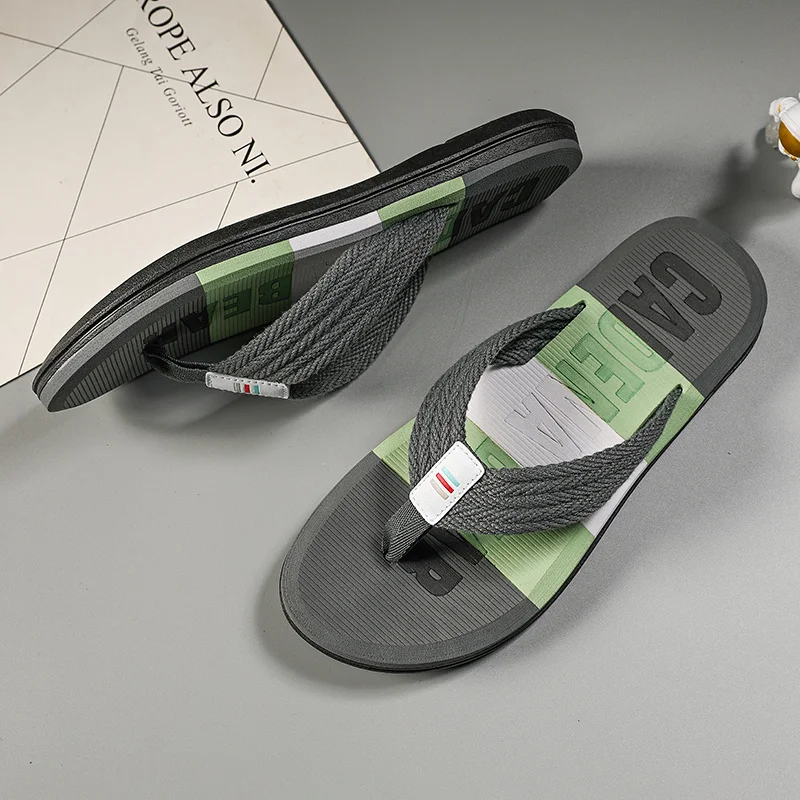 Pánské žabky, pohodlné, protiskluzové, letní pantofle, pantofle pro vnitřní i venkovní použití, měkké pěnové pantofle_voghion.com