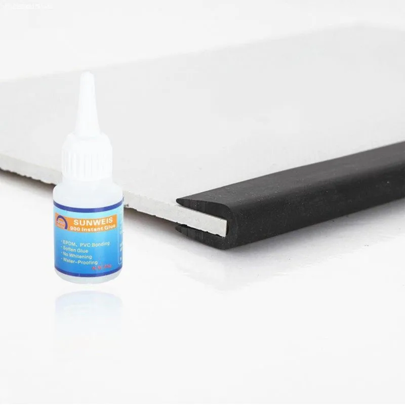 Rubber Seal Strip U Type Edge Shield Glass Metal Wood Panel Board Anti-Collision