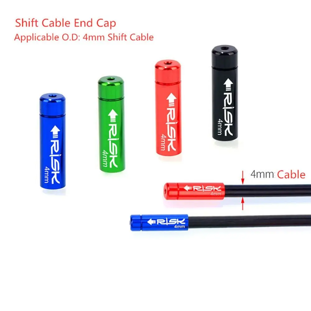 DUUTI Lot De 5 Embouts De Câble De Vélo En Alliage D'aluminium De 4 Mm Pour Cable De Frein Et De Levier De Vitesse Embouts A Sertir Pour Cable De F 96743884