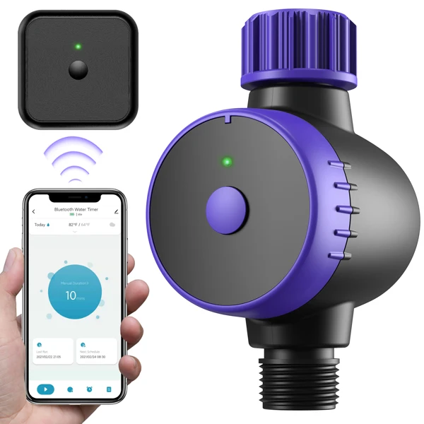 

Sprinkler Timer, WiFi Smart Irrigation Water Timer, Wireless Remote APP & Voice Control, Rain Delay/ Manual/ Automatic