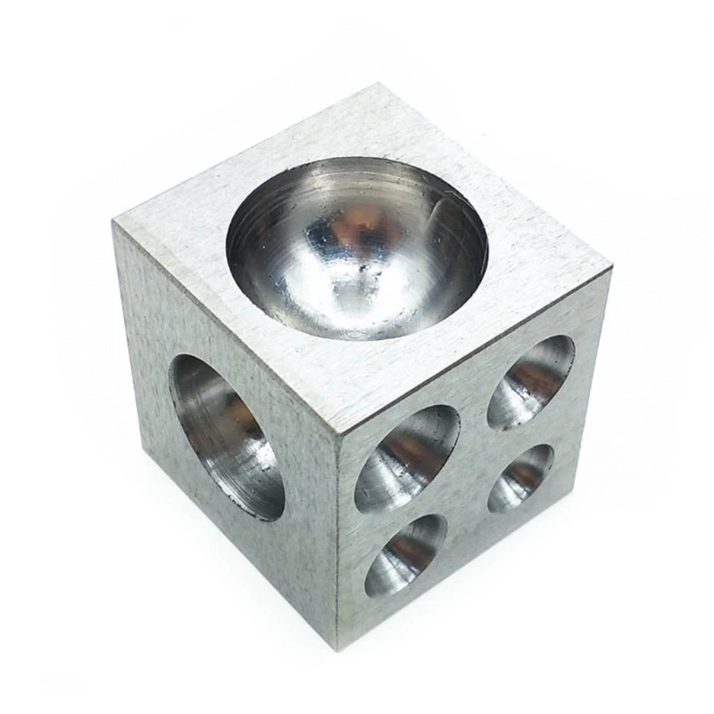 F19D Professional Dapping Doming Block ݼ   Square Bezel Mandrel