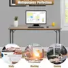 47 inch Computer Desk Modern Writing Desk, Simple Study Table, Industrial Office Desk, Sturdy Laptop Table for Home Office 4