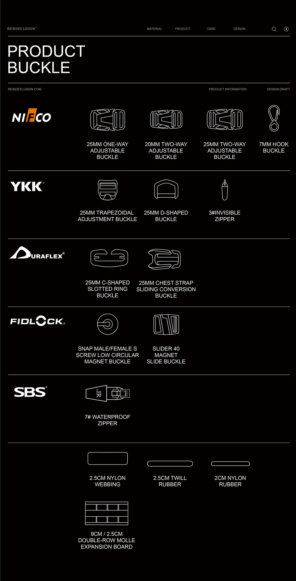 Reindee Lusion 24ss FP01 Multifunctional backpack combined materials xpac cd hard shell techwear accessories edc carrier