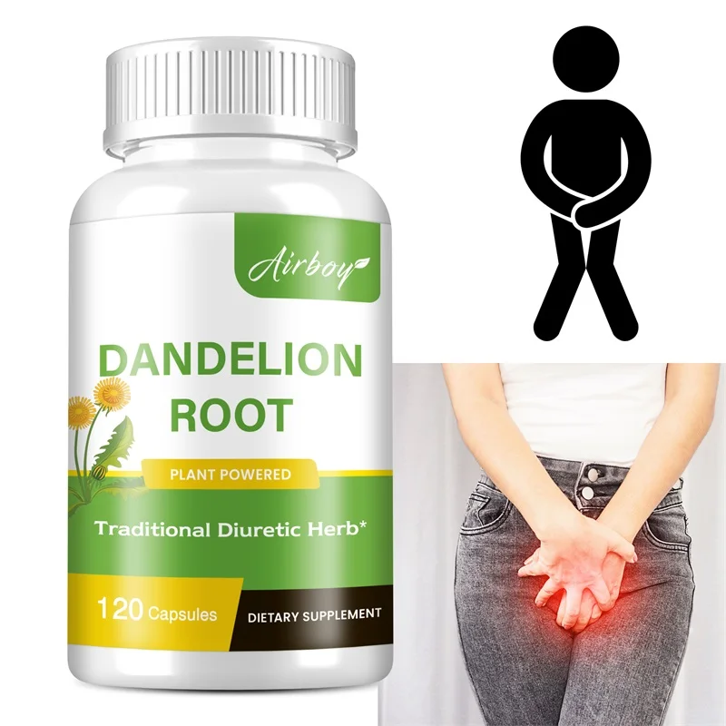 Dandelion Root Capsules-Good for Liver Detoxification and Cleansing, Diuretic, Promotes Intestinal Health