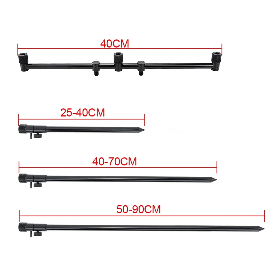 Hirisi Tackle 4 x Canne da pesca alla carpa Testa di gomma Gripper per tutti i cialde di canna da pesca alla carpa, accessori per pesca grossa (4PCS