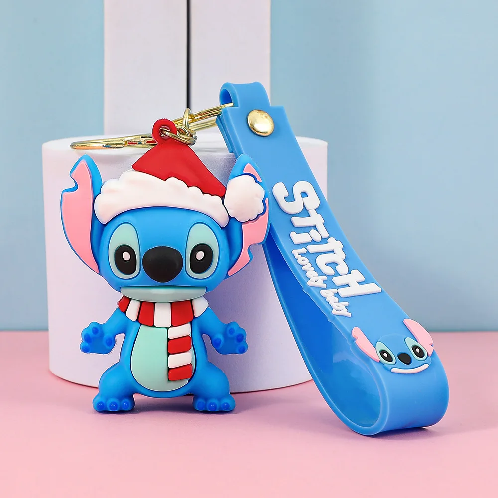 Charming Multi-Color Stitch Keychain - Adorable and Durable Anime Accessory