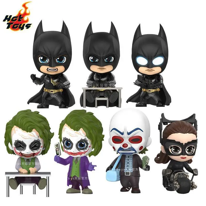 Hot Toys Batman The Dark Knight Joker Action Figures Model Toys Mini Bambola Da Collezione Ornamenti Desktop Compleanno Regali Di Natale Giocattolo