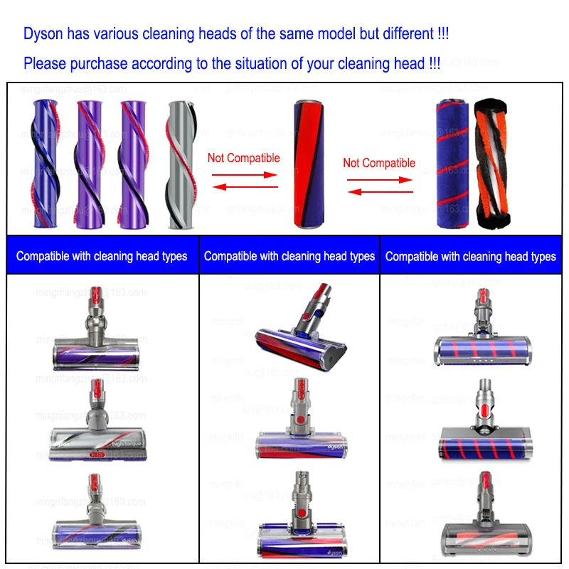 Enhanced Brush Roll for Cordless Vacuum Cleaners - Premium Replacement Electric Brush Head Roller Bar