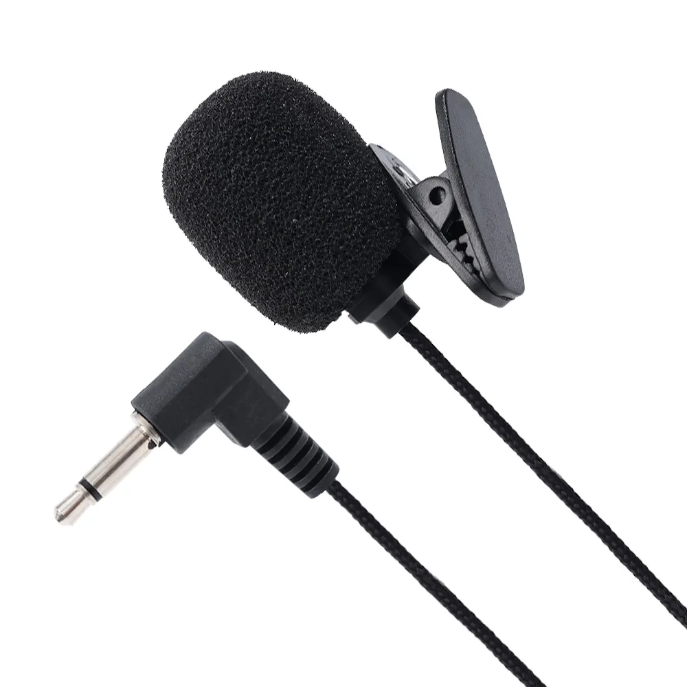 Compact Stereo Wired External 3.5mm Microphone